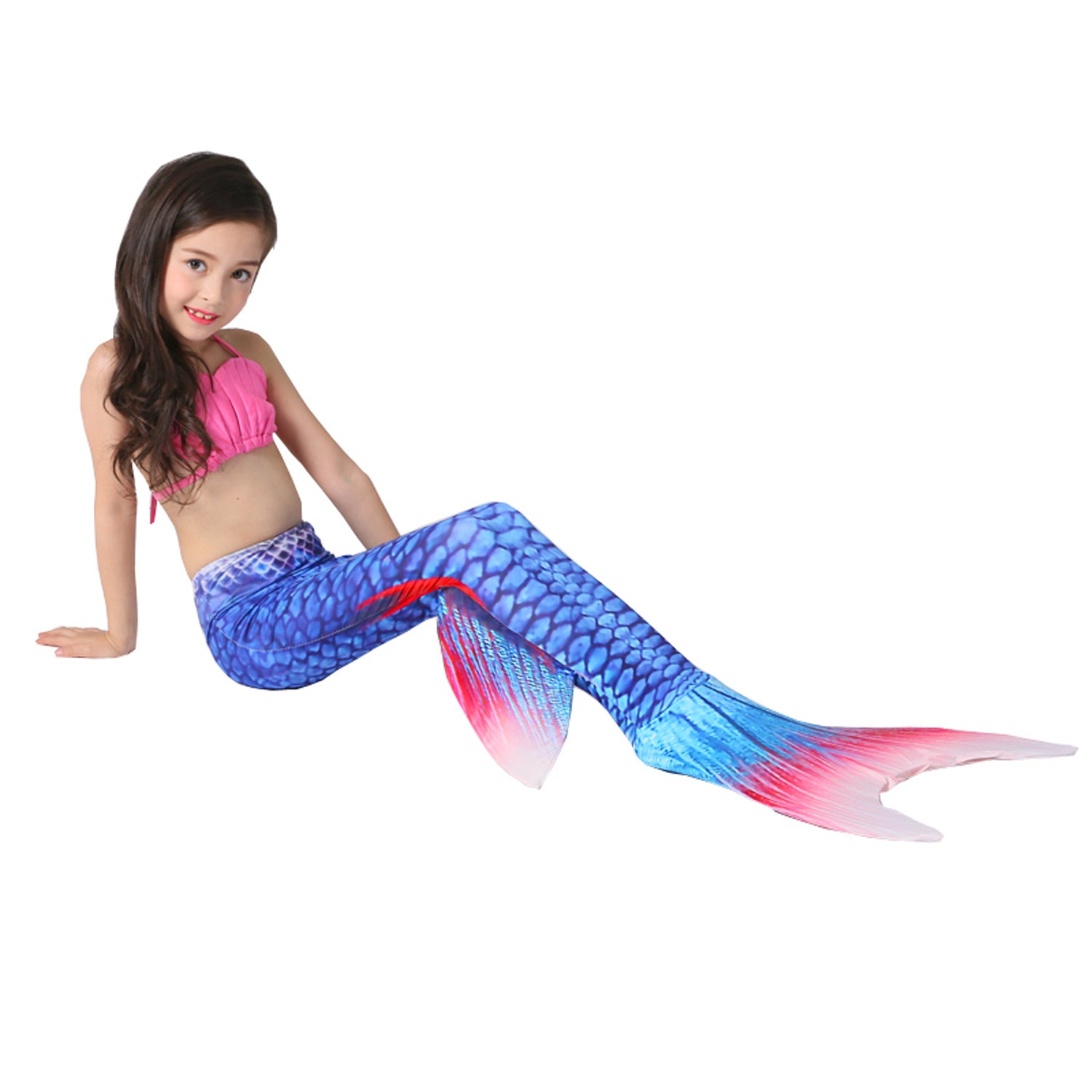 Kid Girls Swimsuit Mermaid Tail Swimwear