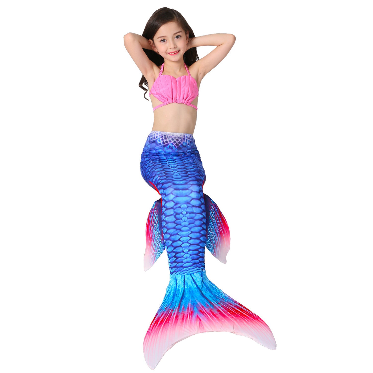 Kid Girls Swimsuit Mermaid Tail Swimwear