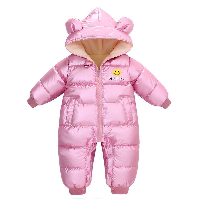 Baby Jumpsuit Padded Cashmere Autumn Winter Rompers