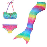 Kid Girl Mermaid Swimsuit Bikini Swimwear