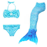 Kid Girl Mermaid Swimsuit Bikini Swimwear