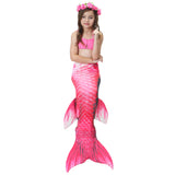 Kid Girls Swimsuit Performance Mermaid Tail Bikini