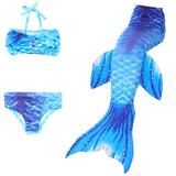 Kid Girls Swimsuit Performance Mermaid Tail Bikini