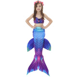 Kid Girls Swimsuit Performance Mermaid Tail Bikini