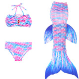 Kid Girls Swimsuit Performance Mermaid Tail Bikini