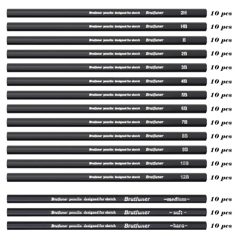 160pcs/set Sketch Pencils Set