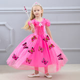 Kid Girl Frozen Halloween Cinderella Princess Dress
