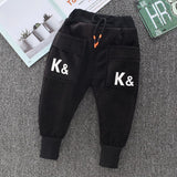 Kid Baby Boy Girl Winter Thickened Plush Warm Pants