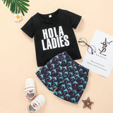 Kid Baby Boy Summer Letter Korean 2 Pcs Set