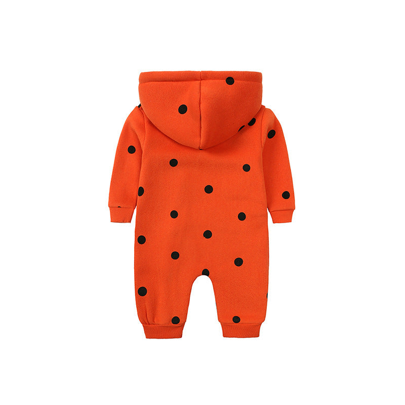0-2T Fashion Baby Long Sleeve Fleece Romper