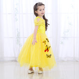 Kid Girl Frozen Halloween Cinderella Princess Dress