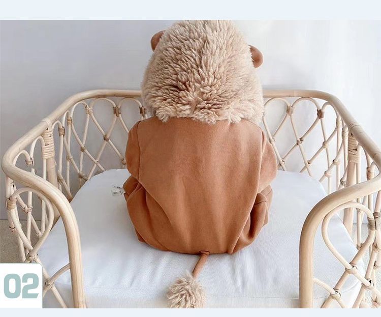 0-3Y Baby Jumpsuit Autumn Newborn Infant Cute Lion Romper
