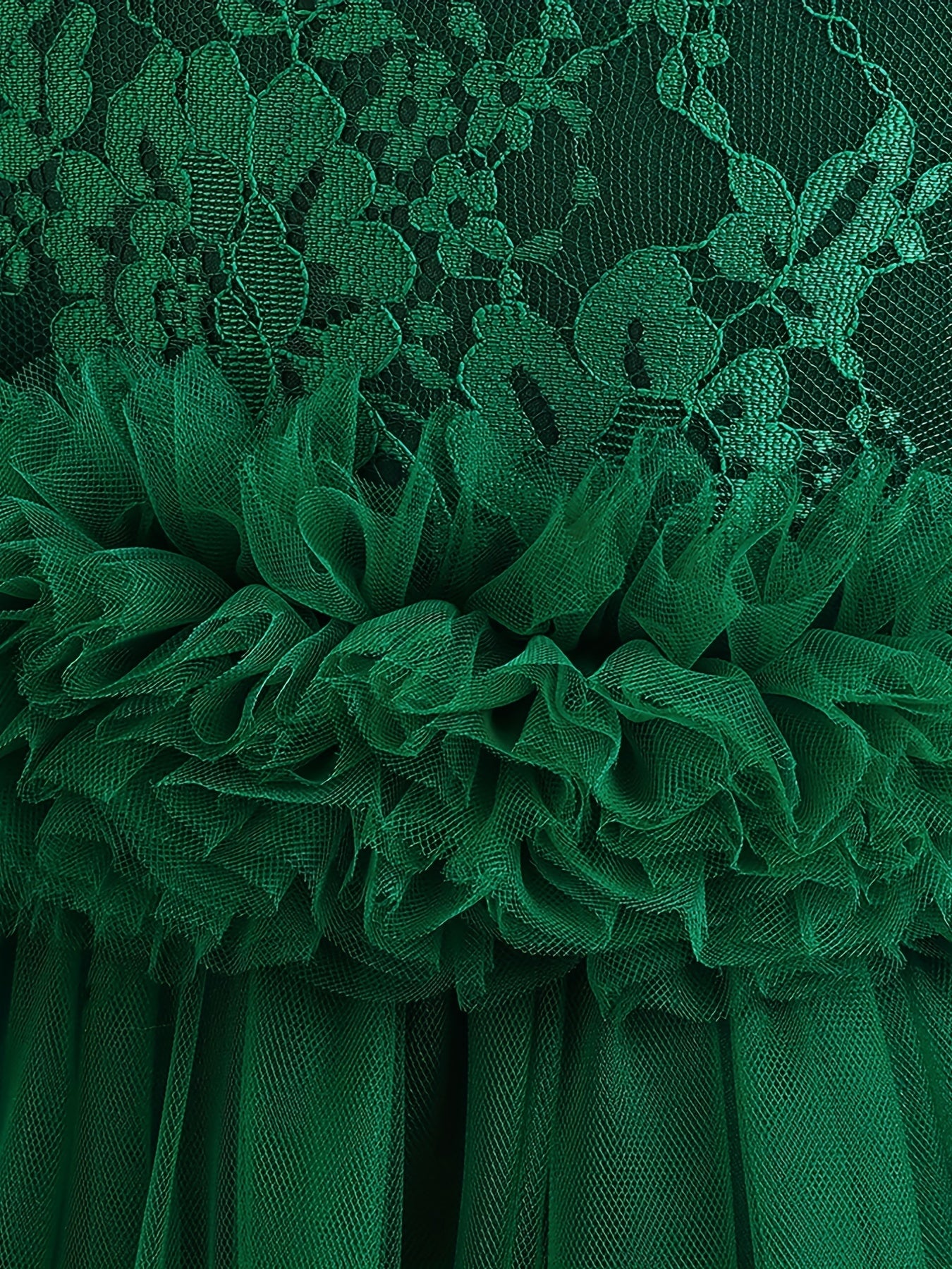 Flower Girl Formal Maxi Grace Tulle Stitching Catwalk Piano Princess Dress