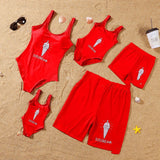 Family Matching Parent-child Quick Dry Beach Swimsuit