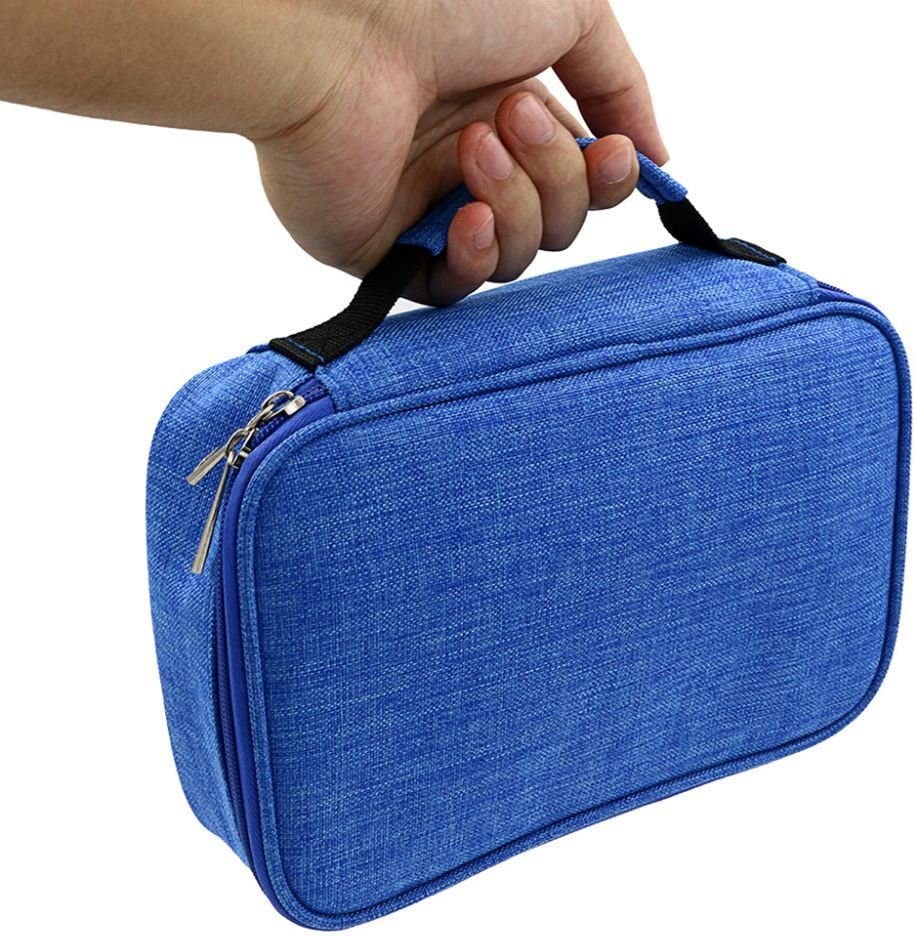 72 Holes Painting Pencils Case Canvas School Pencil Cases
