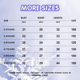 Kid Girls Light Up Snow Princess Ice Christmas Halloween Dresses