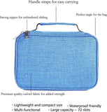 72 Holes Painting Pencils Case Canvas School Pencil Cases