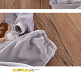 Kid Baby Boy Autumn Winter Coral Velvet 2  Pcs Set Pajamas