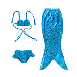 Kid Girls Bikini Swim Tail Mermaid Swimsuit