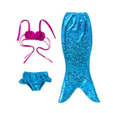 Kid Girls Bikini Swim Tail Mermaid Swimsuit