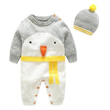 Baby Boy Girl Christmas Wool Cotton Climbing Winter Rompers