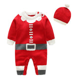 Baby Boy Girl Christmas Wool Cotton Climbing Winter Rompers