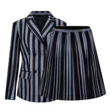 3-8T Kid Halloween Wednesday Black Cosplay Costume