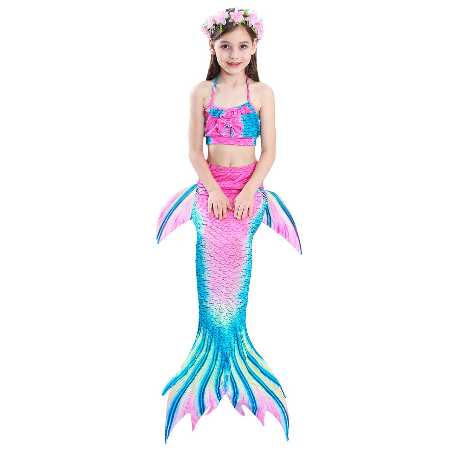 Kid Girl Summer Bikini Mermaid Swimsuit