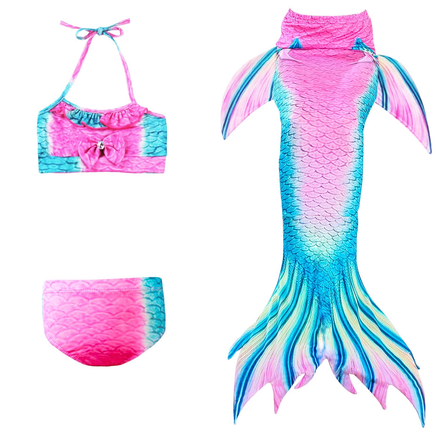 Kid Girl Summer Bikini Mermaid Swimsuit
