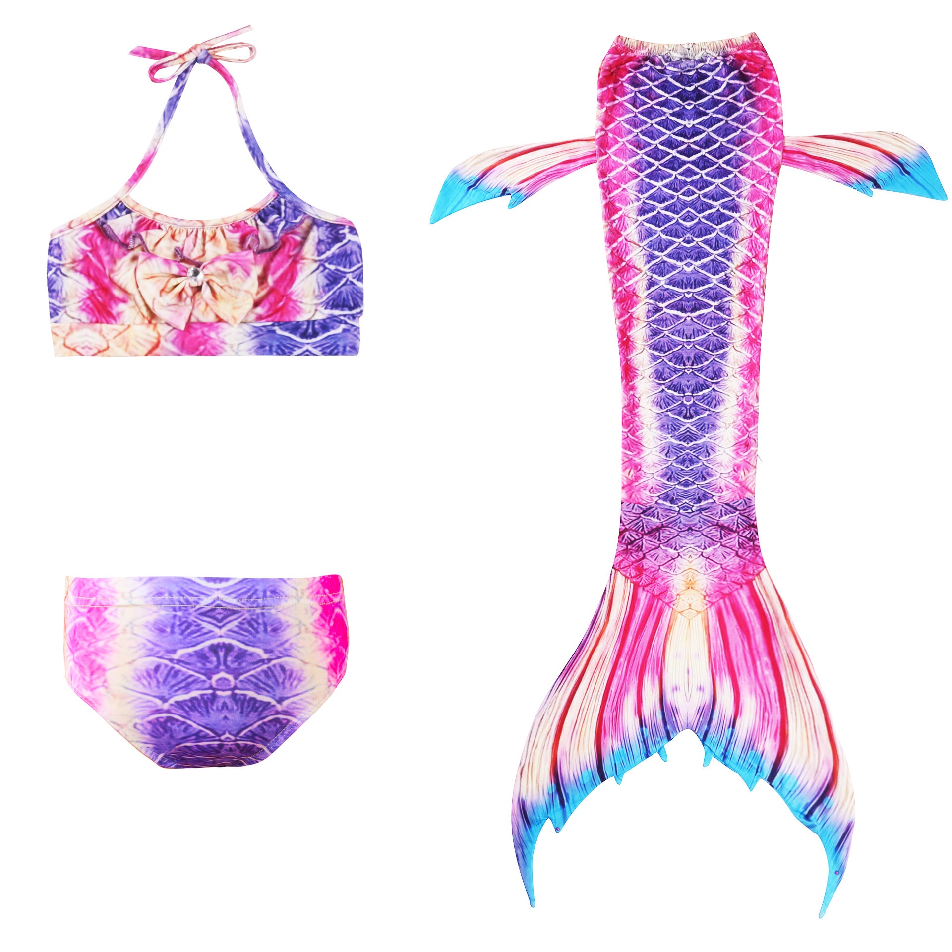 Kid Girl Summer Bikini Mermaid Swimsuit