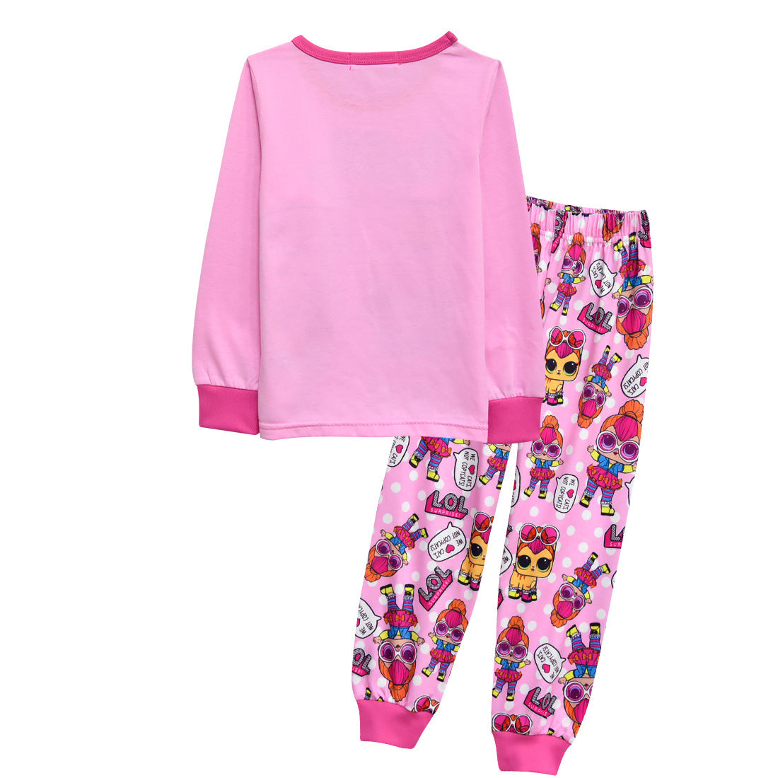 Kid Baby Girl Long-sleeved Casual Suit Pajamas