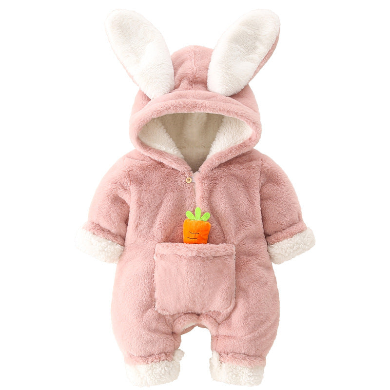 0-2T Baby Bunny Super Cute Net Red Romper