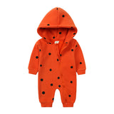 0-2T Fashion Baby Long Sleeve Fleece Romper