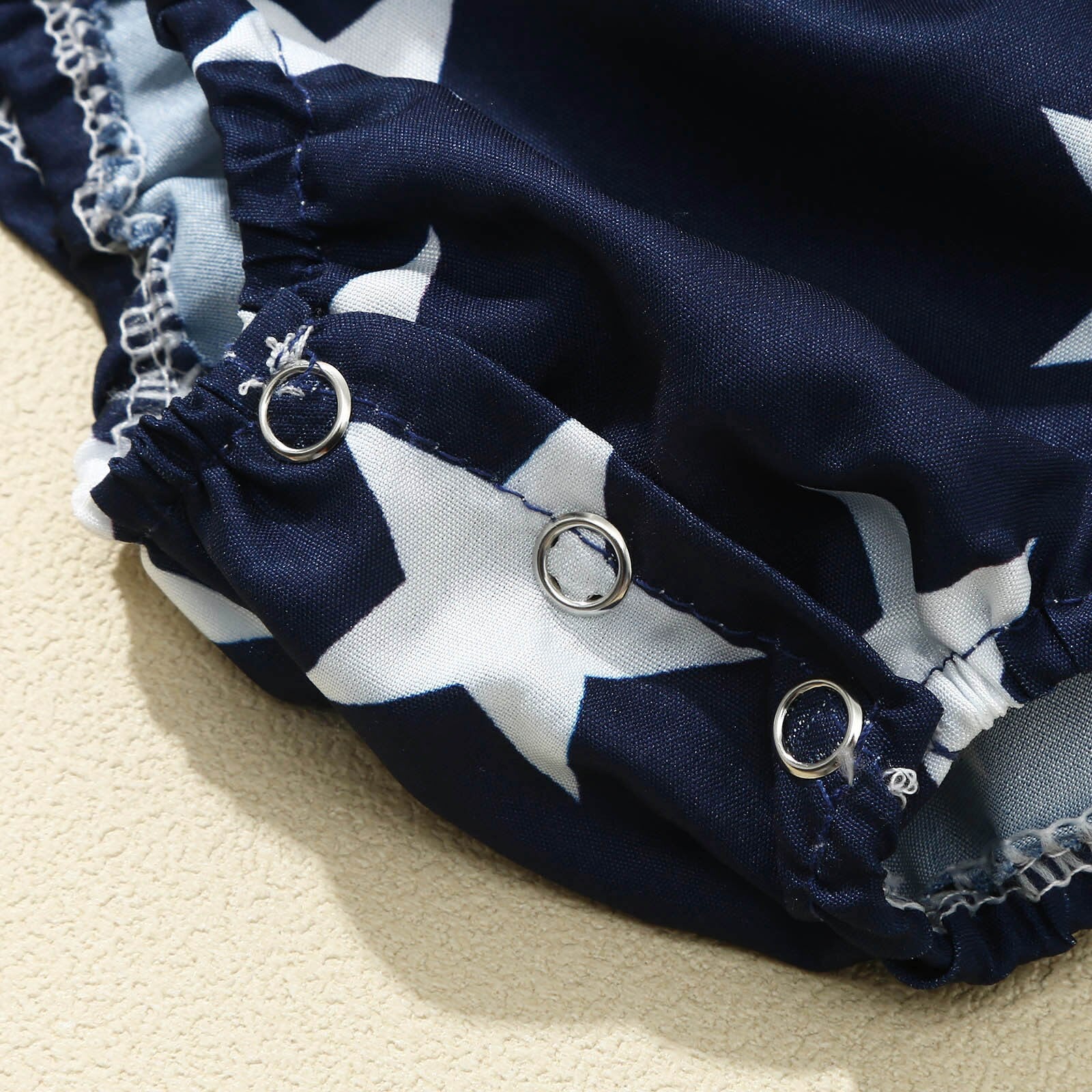 Baby Girl 4th Of July independence Day Backless Bodysuit Rompers