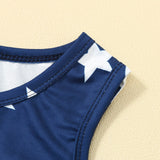Baby Girl 4th Of July independence Day Short Sleeve Sets