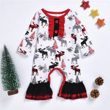 Kid Baby Boy Girl Cute Pretty Christmas Long Sleeve 2 Pcs Sets