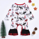 Kid Baby Boy Girl Cute Pretty Christmas Long Sleeve 2 Pcs Sets