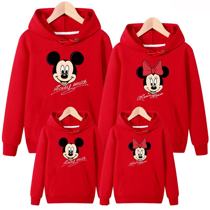 Family Matching Mickey Minnie Hoodie