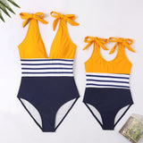 Family Matching Mother Daughter Swimsuits Mommy and Me Bikini Swimwear