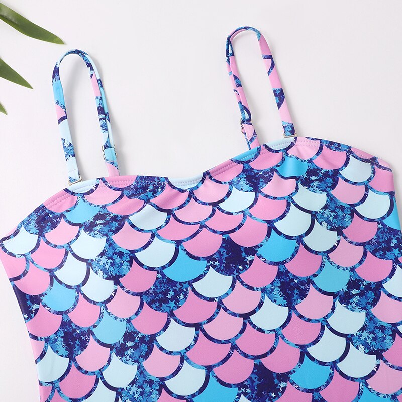 Family Matching Mother Daughter Swimsuits Mommy and Me Bikini Swimwear