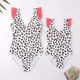 Family Matching Mother Daughter Swimsuits Mommy and Me Bikini Swimwear