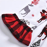 Kid Baby Boy Girl Cute Pretty Christmas Long Sleeve 2 Pcs Sets