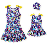 Family Matching Mother Daughter Swimwear Bikini Bathing Swimsuit