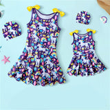 Family Matching Mother Daughter Swimwear Bikini Bathing Swimsuit