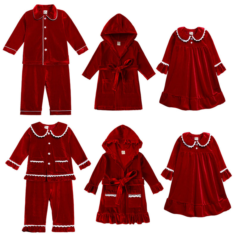 Kid Baby Boy Girl Canary Christmas Autumn Winter Bathrobe Pajamas