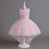 Kid Girl Sleeveless Gauze Princess Christmas Dresses