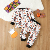 Halloween Boy Suit Spring Autumn Two-piece Pcs Sets