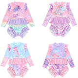 Kid Baby Girl One-piece Ruffle Fashion Swimsuit