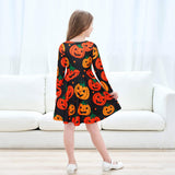 Kid Girl Halloween Performance Party Dresses