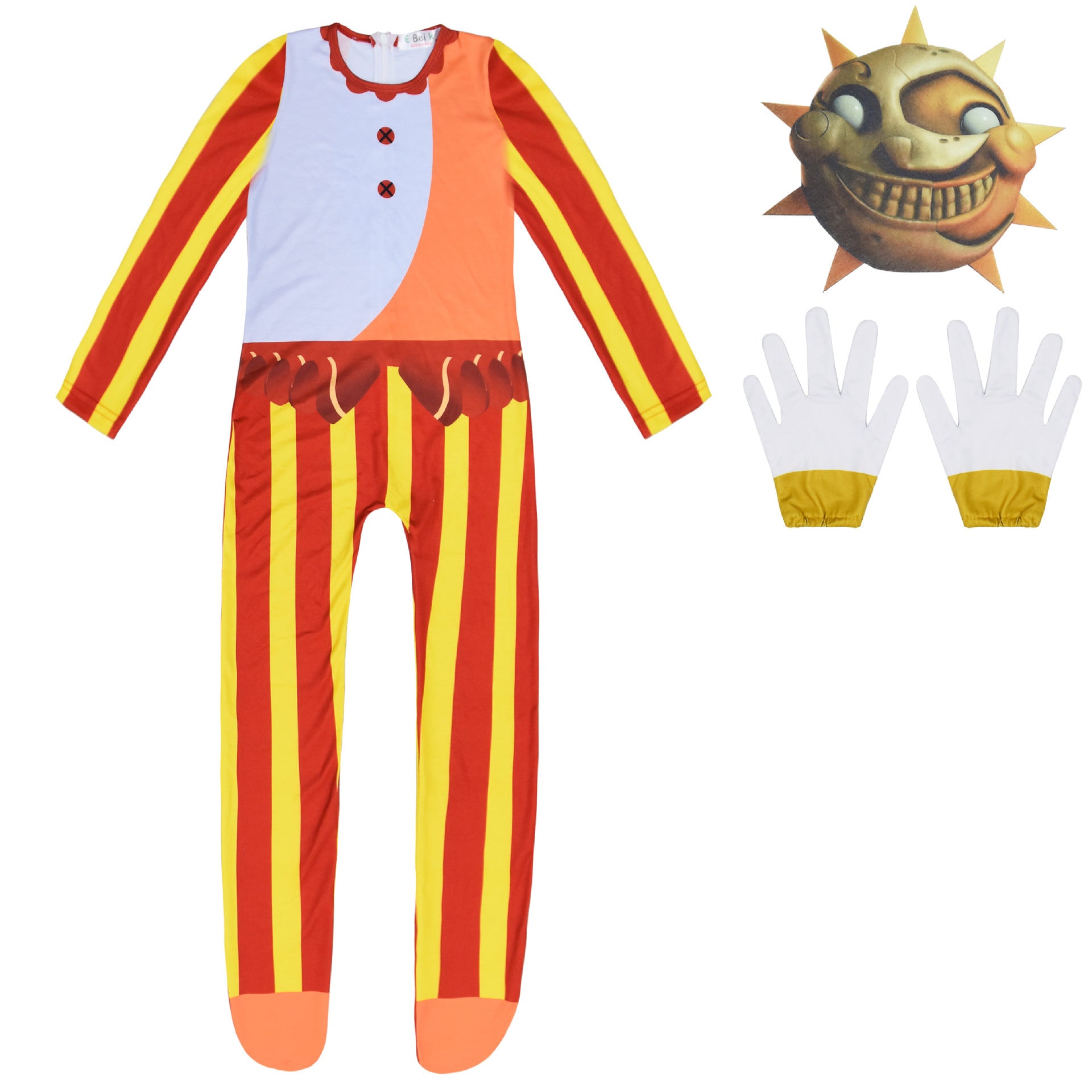 Kid Boy Explosive Funny Halloween Role Playing Pajamas